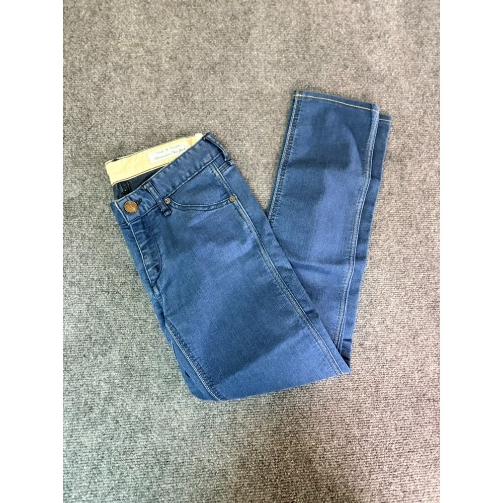 Rag & Bone Women Jeans Straight Leg Cotton Elasterell Mid Rise Size 25